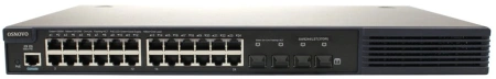 Коммутатор Osnovo SW-8244/LST(370W) (L2+) 28x1Гбит/с 4SFP 24PoE 370W управляемый