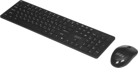 Клавиатура + мышь MSI K200 Combo MS-8ZA4 клав:черный мышь:черный USB беспроводная (S11-43RU304-Y92)