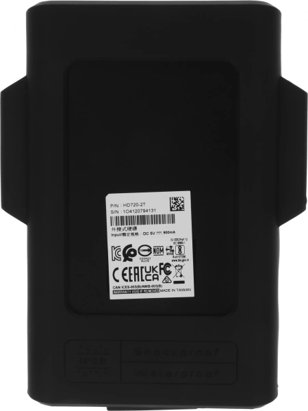 Жесткий диск A-Data USB3.0 2TB AHD720-2TU31-CBK HD720 DashDrive Durable 2.5" черный