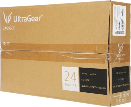 Монитор LG 23.8" UltraGear 24GS60F-B черный IPS LED 16:9 HDMI матовая 300cd 178гр/178гр 1920x1080 180Hz G-Sync FreeSync DP FHD 4кг