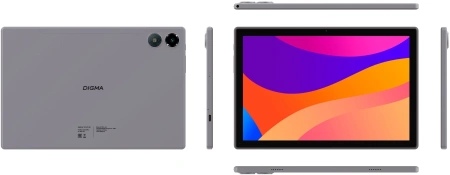 Планшет Digma CITI 1314C 4G SC9863A1 (1.6) 8C RAM3Gb ROM32Gb 10.1" IPS 1280x800 4G Android 13 серый 5Mpix 2Mpix BT WiFi microSD 128Gb 6000mAh 255hrs