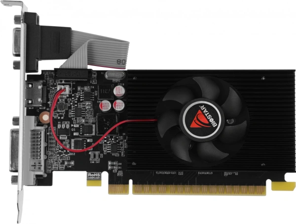Видеокарта Biostar PCI-E 2.0 GT710-2GB D3 LP NVIDIA GeForce GT 710 2Gb 64bit DDR3 954/1333 DVIx1 HDMIx1 CRTx1 HDCP Ret low profile