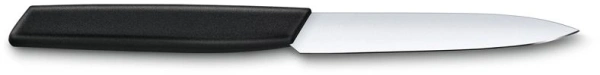Нож кухонный Victorinox Swiss Modern (6.9003.10) стальной универсальный лезв.100мм прямая заточка черный