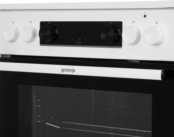 Плита Электрическая Gorenje GEC6C40WG белый стеклокерамика (без крышки)