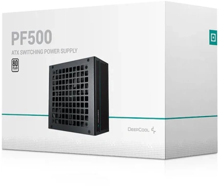 Блок питания Deepcool ATX 500W PF500 V2 80+ white (20+4pin) APFC 120mm fan 6xSATA RTL