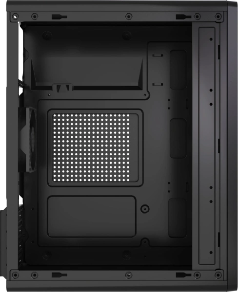 Корпус Accord ACC-M258-02B черный без БП mATX 1x80mm 2xUSB2.0 audio
