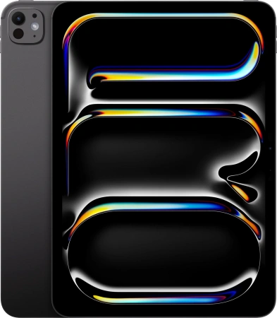 Планшет Apple iPad Pro 2025 A3357 M5 9C RAM12Gb ROM256Gb 11" OLED 2420x1668 iOS черный космос 12Mpix 12Mpix BT WiFi 10hr