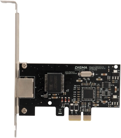 Сетевая карта Gigabit Ethernet Digma DPE101G-TX DPE101G-TX V2 PCI Express