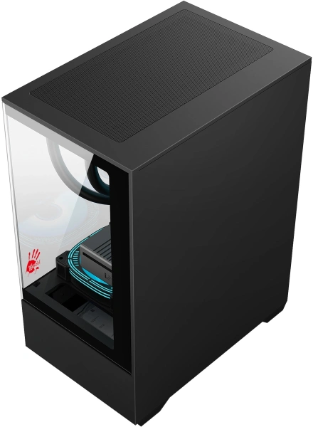 Корпус Bloody CC-125 черный без БП mATX 5x120mm 2xUSB2.0 1xUSB3.0 audio bott PSU