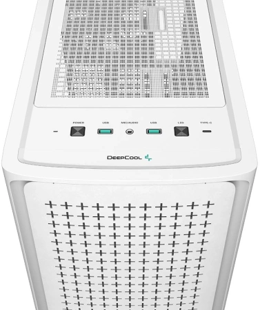 Корпус Deepcool CK560 WH белый без БП ATX 3x120mm 4x140mm 2xUSB3.0 audio bott PSU