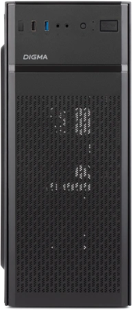 Корпус Digma DCC-MD301 черный без БП ATX 1x80mm 4x120mm 1xUSB2.0 1xUSB3.0 audio