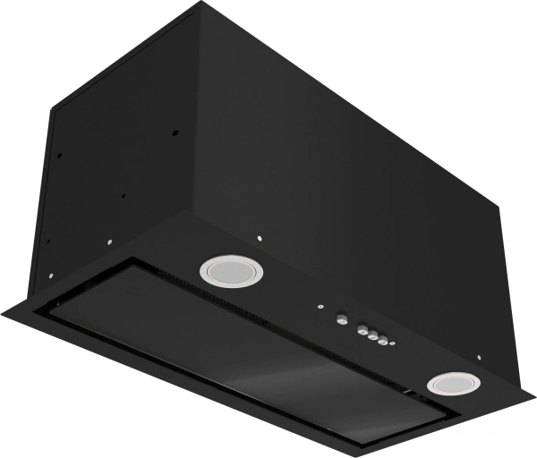 Вытяжка встраиваемая Elikor Cube 60П-1000 черный управление: кнопочное (1 мотор)