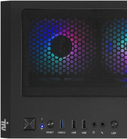 ПК IRU Tactio 520B6GP TWR Ryzen 5 7600X (4.7) 32Gb SSD1Tb RX 7600 8Gb без ОС GbitEth 650W черный (RUS) (2113270)