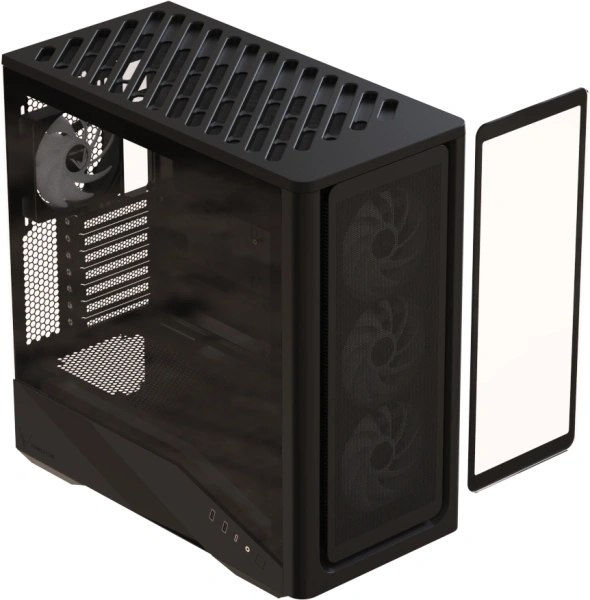 Корпус Formula Air Power G9 Duo черный без БП ATX 12x120mm 3x140mm 2xUSB3.0 audio bott PSU