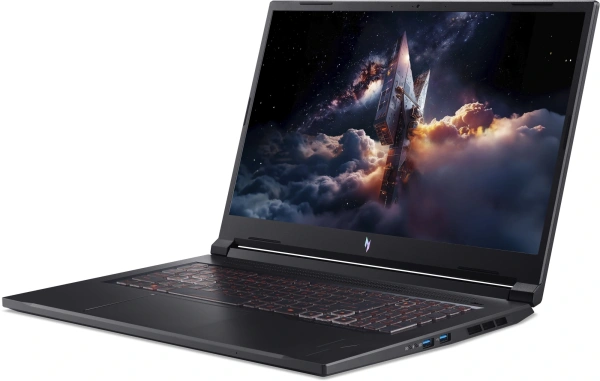 Ноутбук Acer Nitro V 17 AI ANV17-41-R0P2 Ryzen 7 260 32Gb SSD1Tb NVIDIA GeForce RTX 5060 8Gb 17.3" IPS FHD (1920x1080) без ОС black WiFi BT Cam (NH.QYVCD.006)