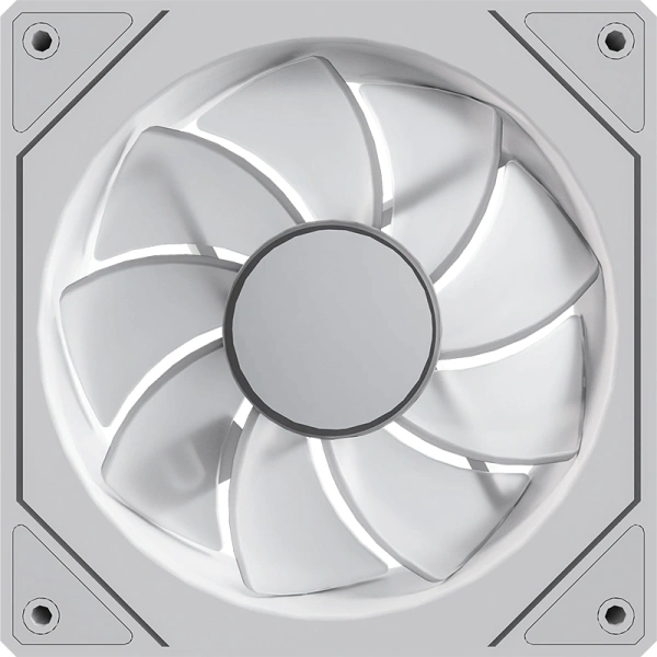Вентилятор для корпуса Formula Floe 12WH Reverse ARGB 120х120x25 белый 4-pin 20.15дБ (FLOE 12WH ARPW REVERSE) Ret
