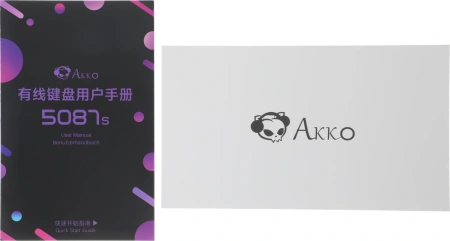 Клавиатура Akko 5087S механическая черный USB Multimedia for gamer LED