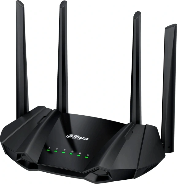 Роутер Dahua DH-AX15M AX1500 10/100BASE-TX/4G черный