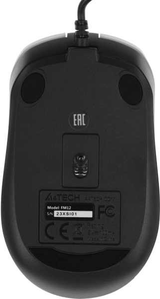 Мышь A4Tech Fstyler FM12 Panda белый/черный оптическая 1200dpi USB 3but