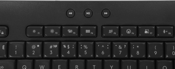 Клавиатура Logitech K650 черный USB беспроводная BT/Radio (подставка для запястий) (920-010954)