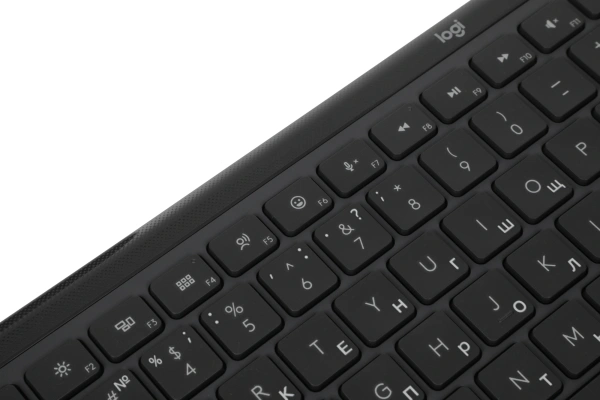 Клавиатура Logitech K950 черный USB беспроводная BT/Radio slim (920-012434)