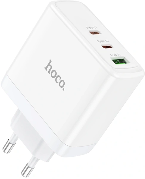 Сетевое зар./устр. Hoco N30 Glory 25W 3.25A+3A+1.5A (PD+QC) универсальное белый (84155)
