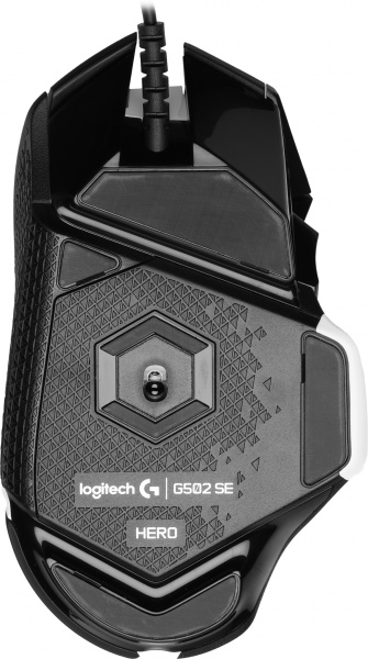 Мышь Logitech G502 SE Hero черный/белый лазерная 25600dpi USB 11but (910-005732)