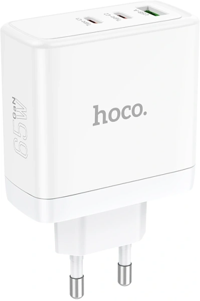Сетевое зар./устр. Hoco N30 Glory 25W 3.25A+3A+1.5A (PD+QC) универсальное белый (84155)