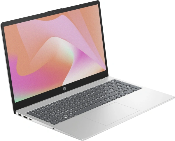Ноутбук HP 15-fd1015ci Core 3 100U 16Gb SSD512Gb Intel Graphics 15.6" IPS FHD (1920x1080) FreeDOS silver WiFi BT Cam (A16KDEA)