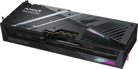 Видеокарта Gigabyte PCI-E 5.0 GV-R9070XTAORUS E-16GD 1.0 AMD Radeon RX 9070XT 16Gb 256bit GDDR6 2570/20000 HDMIx2 DPx2 HDCP Ret