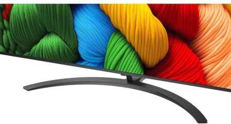 Телевизор LED LG 75" 75NANO81A6A.ARUG черный 4K Ultra HD 60Hz DVB-T DVB-T2 DVB-C DVB-S DVB-S2 USB WiFi Smart TV