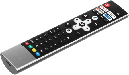 Телевизор QLED Digma Pro 43" QLED 43L Google TV Frameless черный/серебристый 4K Ultra HD 120Hz HSR DVB-T DVB-T2 DVB-C DVB-S DVB-S2 USB WiFi Smart TV