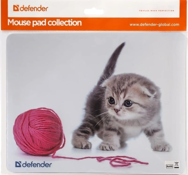 Коврик для мыши Defender Silk Мини рисунок 230x190x1.6мм (50706)