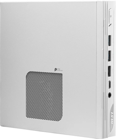 Неттоп MSI Pro DP10 12M-227XRU i5 1235U (1.3) 16Gb SSD512Gb Iris Xe без ОС 2.5xGbitEth WiFi BT 120W белый (9S6-B0A622-227)