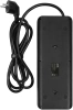 Сетевой фильтр Powercom SP-10 USB2A1СB 1.8м 1.8м (10 розеток) черный (коробка)
