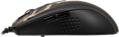 Мышь A4Tech XL-750BH рисунок лазерная 3600dpi USB 6but