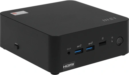 Неттоп MSI Cubi NUC 1M-052BRU Core 5 120U (1.4) Graphics CR без ОС 2xGbitEth WiFi BT 120W черный (936-B0B111-080)