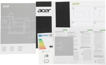 Монитор Acer 31.5" SA322QUEbmipx черный IPS LED 1ms 16:9 HDMI M/M 300cd 178гр/178гр 2560x1440 100Hz FreeSync DP WQ