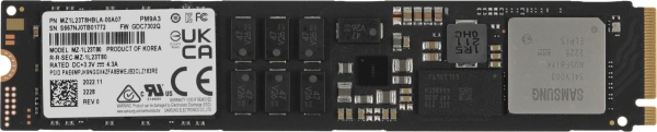 Накопитель SSD Samsung PCIe 4.0 x4 3.84TB MZ1L23T8HBLA-00A07 PM9A3 1 DWPD OEM