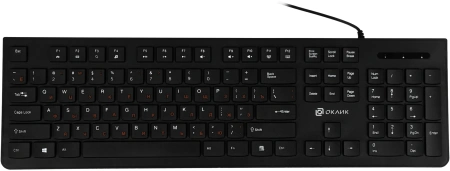Клавиатура Оклик 505M черный USB slim (1196544)