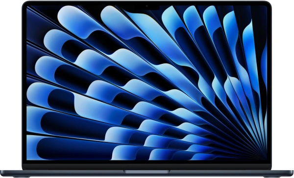 Ноутбук Apple MacBook Air A3241 M4 10 core 16Gb SSD512Gb/10 core GPU 15.3" Liquid Retina (2880x1864) macOS midnight WiFi BT Cam (MW1M3HN/A)