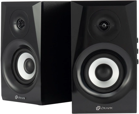 Колонки Оклик OK-166 BT 2.0 черный 40Вт BT