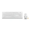 Клавиатура + мышь A4Tech Fstyler FG1010 клав:белый/серый мышь:белый/серый USB беспроводная Multimedia (FG1010 WHITE)