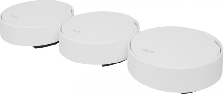 Бесшовный Mesh роутер TP-Link Deco X50-PoE(3-pack) AX3000 1000/2500BASE-T белый (упак.:3шт)