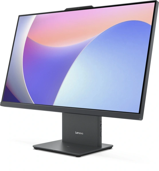 Моноблок Lenovo IdeaCentre 27ARR9 27" Full HD Ryzen 7 7735HS (3.2) 16Gb SSD512Gb 680M без ОС GbitEth WiFi BT 90W клавиатура мышь Cam серый 1920x1080