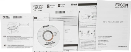 МФУ струйный Epson L3256 (C11CJ67411/421/504/524/516/519) A4 WiFi белый