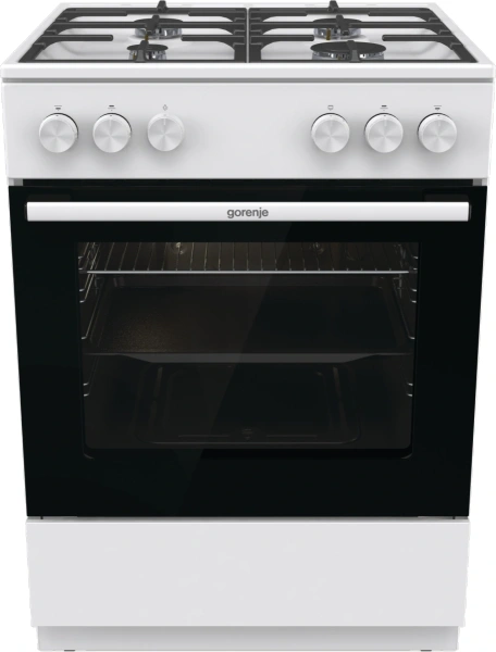 Плита Газовая Gorenje GG6A10WFFM белый (без крышки) реш.сталь