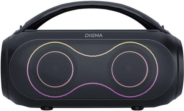 Колонка порт. Digma D-PS1532 черный 60W 2.0 BT 10м 3600mAh (PS1532B)