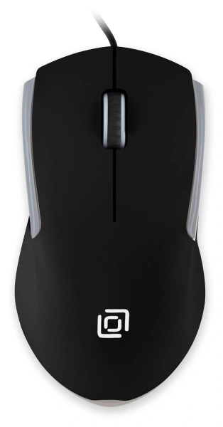 Мышь Оклик 245M черный оптическая 1000dpi USB 3but (471479)
