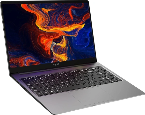 Ноутбук Tecno MegaBook T1 Core i5 12450H 16Gb SSD512Gb Intel UHD Graphics 15.6" IPS FHD (1920x1080) без ОС grey WiFi BT Cam 6060mAh (71003300161)